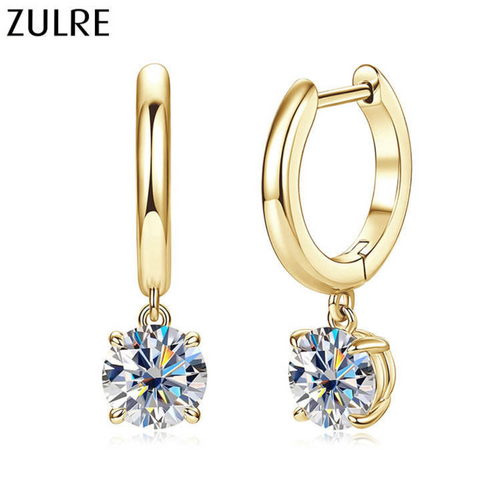 14K Gold Drop Earrings for Women