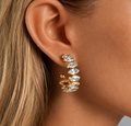 C-Shaped Vintage Classic Earrings